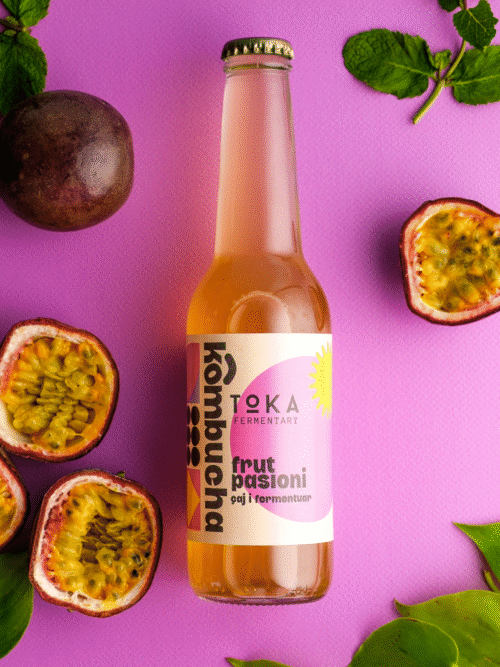 Passion Fruit Kombucha (Pack of 12)
