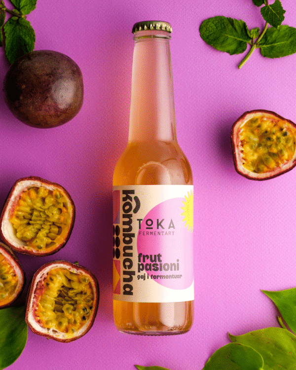 5 Passion Fruit Kombucha (Pack of 12)